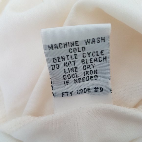 J Gee Ivory Lace-Up Asymmetrical Tiered Lace Sleeveless Woven Midi Dress, Sz PS - Picture 11 of 11